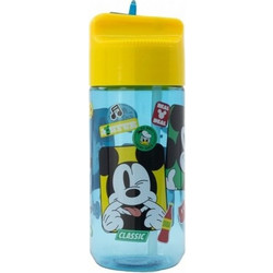 Stor Mickey Mouse Fun-Tastic Παιδικό Παγούρι Πλαστικό BPA Free Κίτρινο Γαλάζιο 430ml