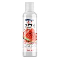 Swiss Navy 4 in 1 Playful Watermelon Λιπαντικό Gel Νερού Κόλπου & Πρωκτού 30ml