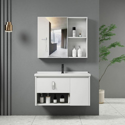 Woodwell IDEA-2 Σετ Έπιπλο Μπάνιου με Νιπτήρα & Καθρέπτη EN101,1