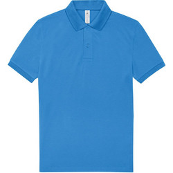 B&C Collection Ανδρική Μπλούζα Polo Κοντομάνικη Γαλάζια PU426