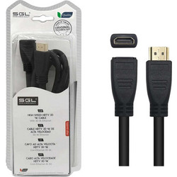 Καλώδιο HDMI Male to HDMI Female 3m Black 095271