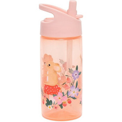 Petit Monkey Animals Picnic Παιδικό Παγούρι Πλαστικό BPA Free Κοραλί 380ml