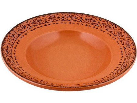 Oriana Ferelli Vintage Terracotta Πιάτο Βαθύ Πορσελάνης 27cm PR222681019