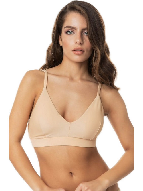 Minerva Gossip Bralette χωρίς Μπανέλα Μπεζ 90-9063B-525