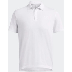 Under Armour Icon Ανδρική Αθλητική Μπλούζα Polo Λευκή 1386608-100