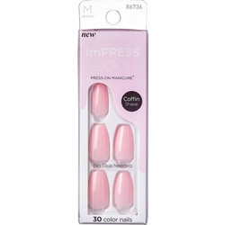 KiSS Impress Pink Dream Coffin Tips Νυχιών 30τμχ