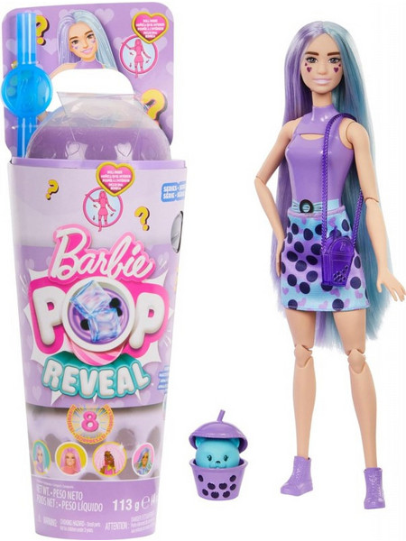 Mattel Barbie Pop Reveal Bubble Tea Series Taro Milk