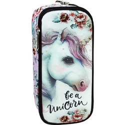 Back Me UP Magic Unicorn Κασετίνα Λευκή 357-17141