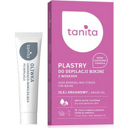 Tanita Argan Oil Ταινίες Αποτρίχωσης για Σώμα για Ευαίσθητες Επιδερμίδες 12τμχ