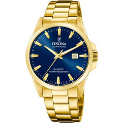 Festina Ανδρικό Ρολόι με Χρυσό Μεταλλικό Μπρασελέ F20044/3