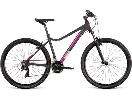 Dema Tigra 1 Mountain Bike 27.5" Αλουμινίου με 21 Ταχύτητες Μαύρο Ροζ
