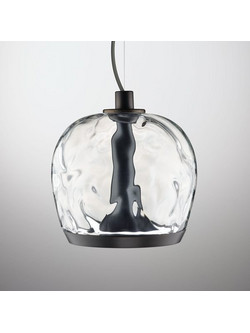 Leucos Aurelia S22 Metal/Transparent Κρεμαστό Φωτιστικό Οροφής Μονόφωτο 0012487