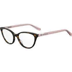 Love Moschino MOL545/TN-086 Γυναικείος Σκελετός Γυαλιών Οράσεως Κοκάλινος Ταρταρούγα Διαφανής