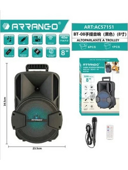 Arrango BT-08 Σύστημα Kαραόκε με Ενσύρματο Μικρόφωνο