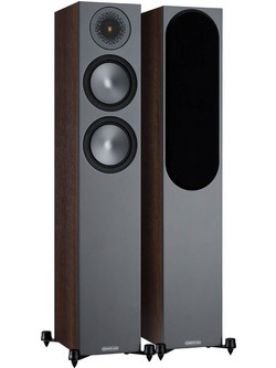 Monitor Audio Bronze 200 Ζεύγος Ηχείων Hi-Fi Δαπέδου 120W 2.5 Δρόμων Walnut