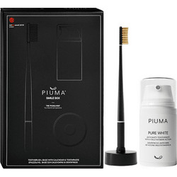 Piuma Smile Box Οδοντόβουρτσα Μαύρη + Οδοντόκρεμα 75ml