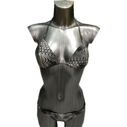 Insight Bikini Set Τριγωνάκι Μαύρο Ασημί 91-358996119