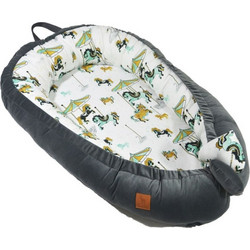 Lanila Funfair Dark Grey Βρεφικό Μαξιλάρι Φωλιά Υποαλλεργικό 93x53cm