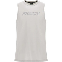 Freddy Ανδρικό Αθλητικό T-Shirt Λευκό 01F0308-008