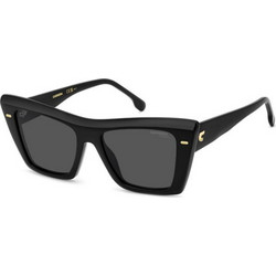 Carrera CA3046/S 807/IR Γυναικεία Γυαλιά Ηλίου Πεταλούδα Κοκάλινα Μαύρα με Μαύρο Φακό