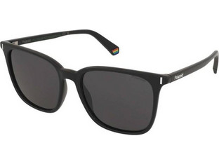 Polaroid Eyewear PLD6226/S 807/M9 Ανδρικά Γυαλιά Ηλίου Τετράγωνα Κοκάλινα Μαύρα με Μαύρο Φακό
