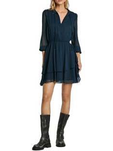 Pepe Jeans Otto Mini Φόρεμα για Γάμο / Βάπτιση Navy Μπλε PL953612-594