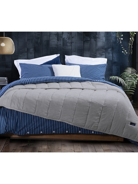 Nef-Nef Κουβερτοπάπλωμα Υπέρδιπλο 220x240 Nau Coast Grey