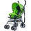 Caretero Alfa Καρότσι Μωρού Μπαστούνι Bright Green