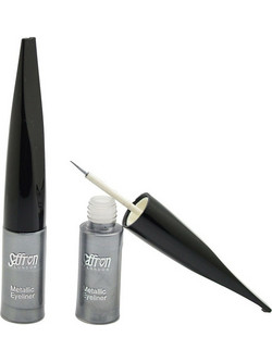 Saffron Liquid Metallic 01 Silver Πινέλο Eyeliner
