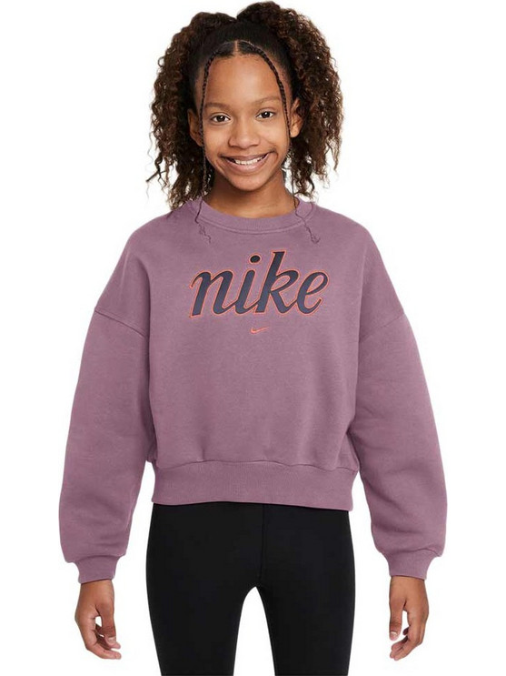 Nike Sportswear Club Fleece Παιδικό Φούτερ Μωβ FZ5566-523