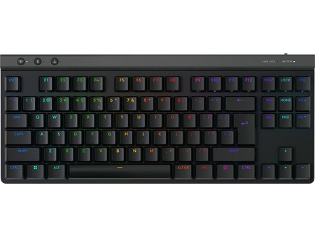 Logitech G515 Μηχανικό Gaming Πληκτρολόγιο TenKeyLess με Low Profile Optic Διακόπτες RGB Black