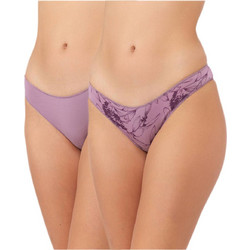 Minerva Modal Fimelle Γυναικεία Brazil Μωβ 2Pack 90-81325-938