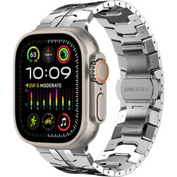 Techsuit W063 Λουράκι Μεταλλικό Silver (Universal 22mm)