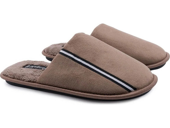Love4shoes Χειμερινές Ανδρικές Παντόφλες Ταμπά 303-0015