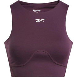 Reebok Lux Contour Γυναικείο Αθλητικό Crop Top Μπορντό 100206429