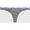 Calvin Klein Βαμβακερό Γυναικείο String Μαύρο Λευκό 0000D1617E-BNE