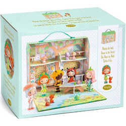 Djeco Tinyly Κουκλόσπιτο σε Βαλιτσάκι Δεντρόσπιτο 06966