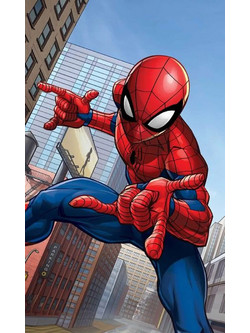Viopros Spiderman 40 Παιδική Πετσέτα Προσώπου / Χεριών 50x30cm Μπλε