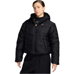 Nike Sportswear Classic Therma-FIT Γυναικείο Μπουφάν Χειμωνιάτικο Puffer Κοντό Μαύρο FV7941-010
