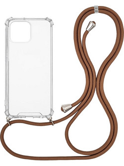 Sonique Armor Clear Back Cover Transparent / Brown (iPhone 13 Pro Max)