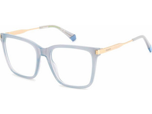 Polaroid Eyewear PLD528 MVU Ανδρικός Σκελετός Γυαλιών Οράσεως Κοκάλινος Μεταλλικός Χρυσός Μπλε