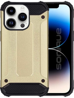 Sonique Heavy Armor Back Cover Gold (iPhone 13 Pro)