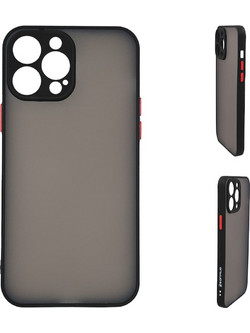 Sonique Color Button Bumper Black (iPhone 14 Pro Max)