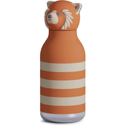 Asobu Bestie Red Panda Παιδικό Παγούρι Θερμός Ανοξείδωτο BPA Free Πορτοκαλί 460ml