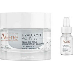 Avene Hyaluron Activ B3 Aqua Cream-Gel 50ml + Hyaluron Activ B3 Concentrated Plumping Serum 10ml