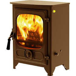 Charnwood Country 4 Bronze Ατσάλινη Ξυλόσομπα Αερόθερμη 4kW
