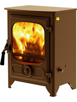 Charnwood Country 4 Bronze Ατσάλινη Ξυλόσομπα Αερόθερμη 4kW
