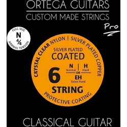 Ortega Normal Σετ 6 Χορδές Κλασικής Κιθάρας Nylon 28-43" Custom Light Tension