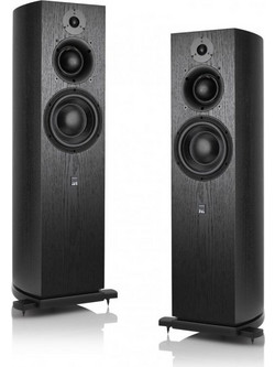 ATC SCM40 Ζεύγος Ηχείων Hi-Fi Δαπέδου 300W 2 Δρόμων Black Ash