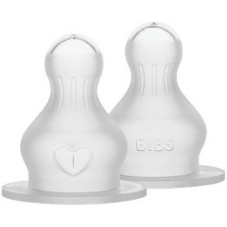 BIBS Θηλή Σιλικόνης για Μπιμπερό 2m+ Μεσαίας Ροής 2τμχ